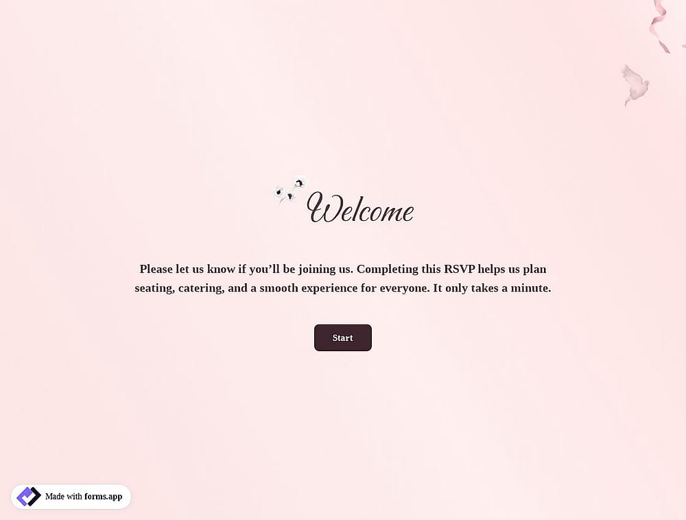 Event RSVP Form