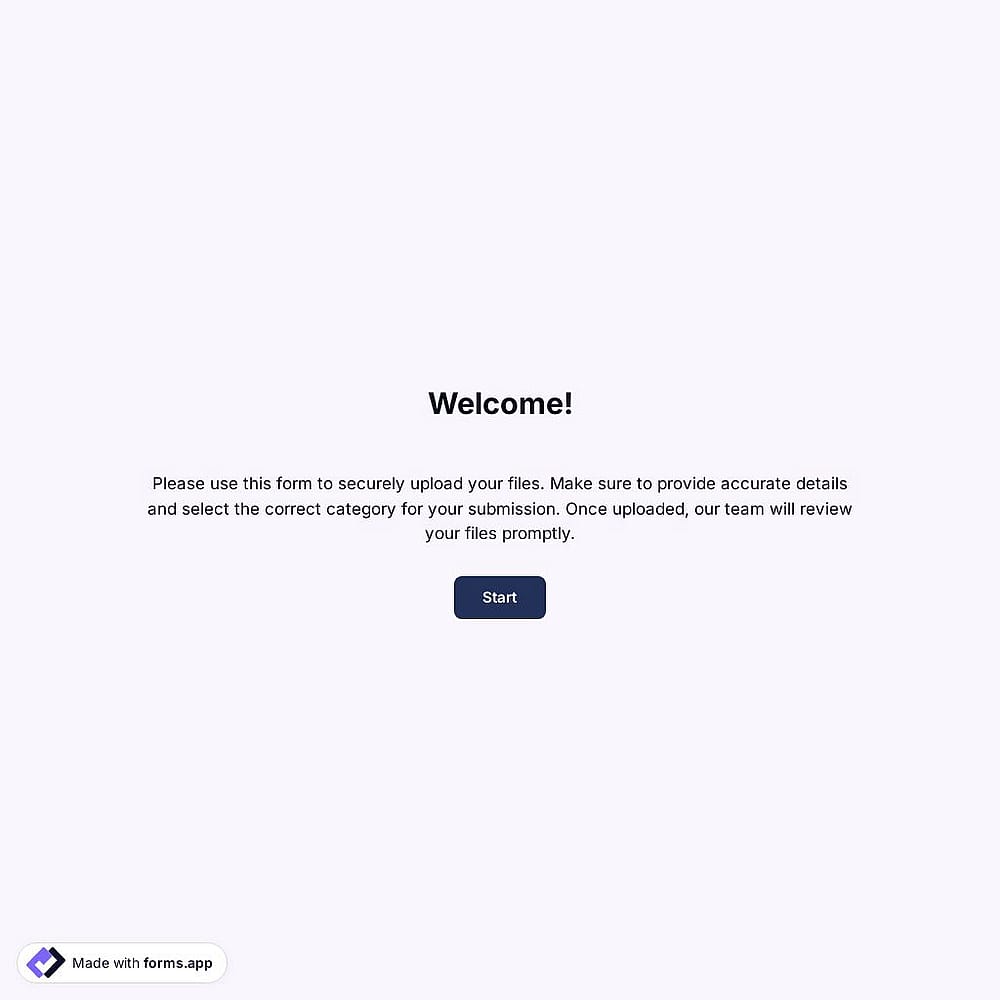 File Upload Form