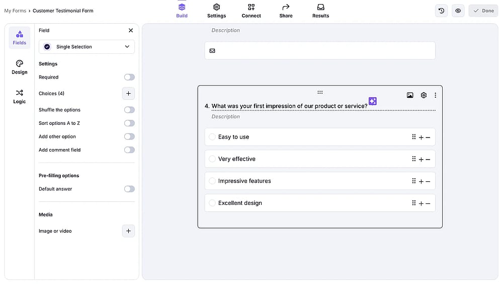 Add your own questions