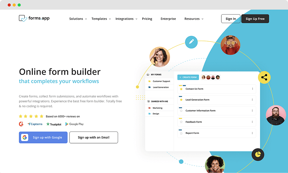 #1 Best marketing tools - forms.app