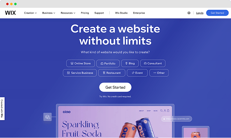 #3 Best marketing tools - Wix