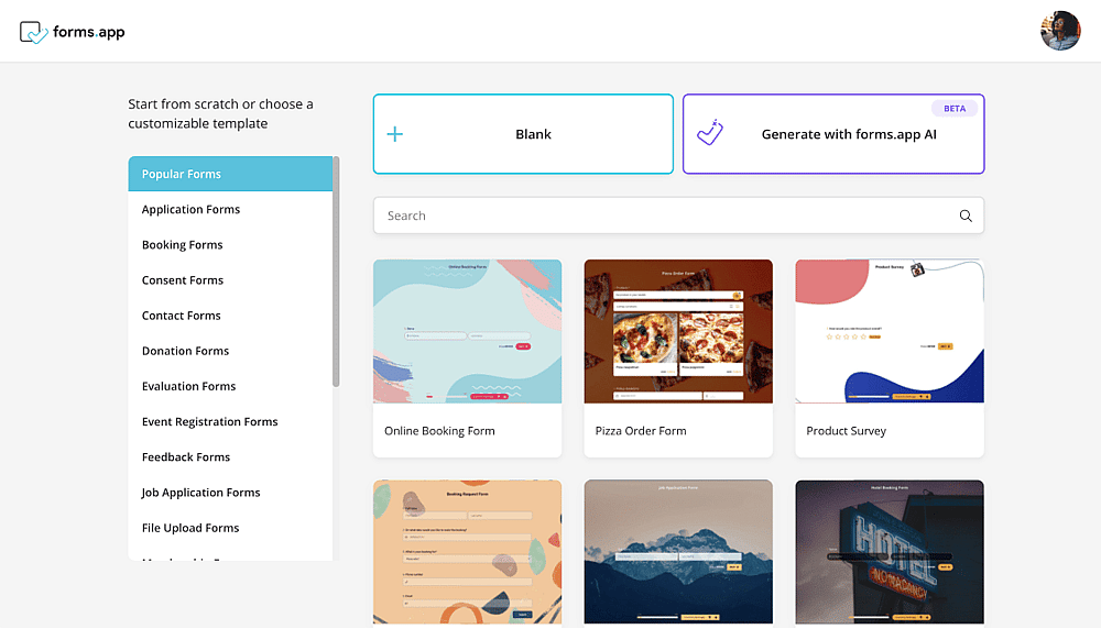 Choose how you like to create your first impressions survey