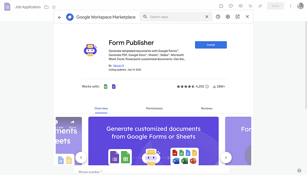 Form Publisher