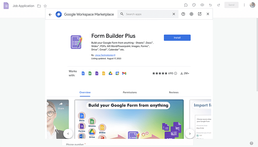Form Builder Plus