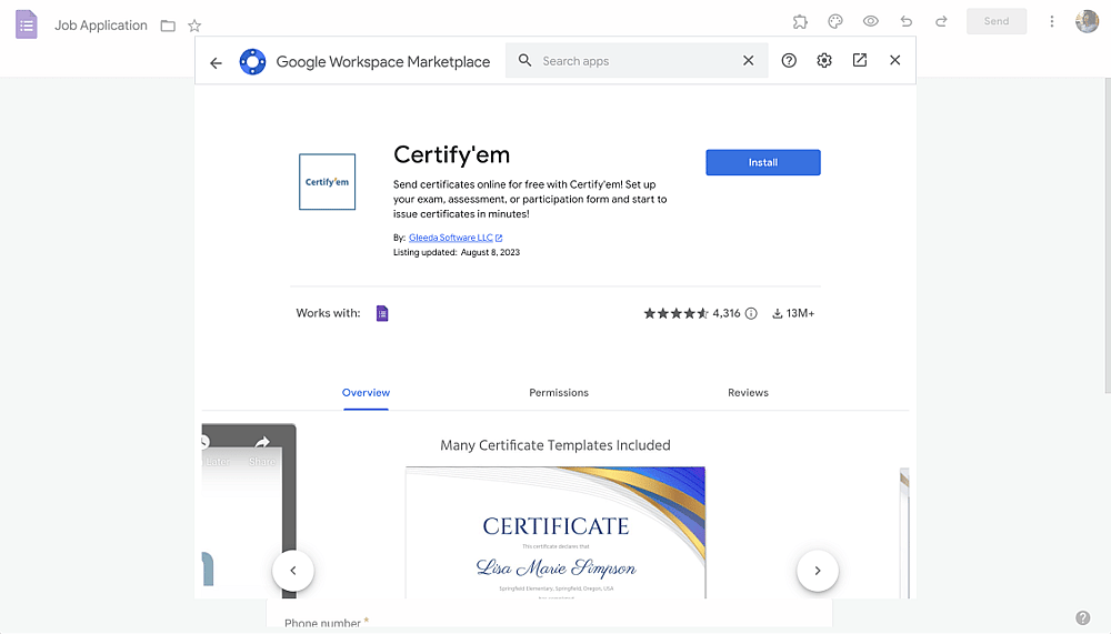 Certify'em