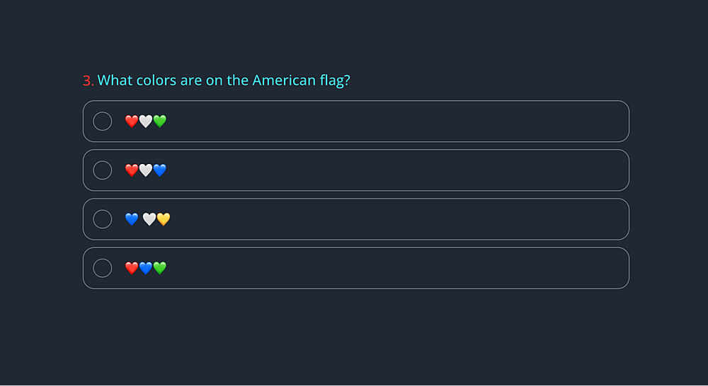 A question to ask kids in a 4th of July quiz