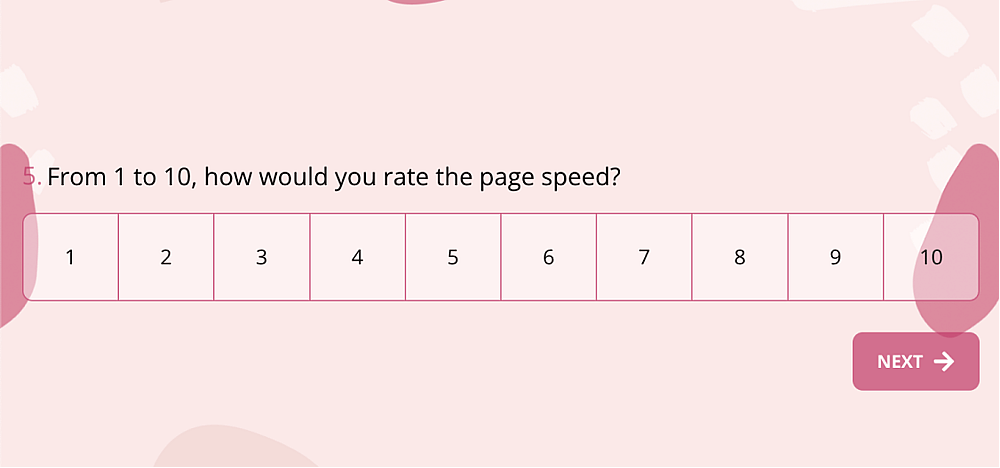 A question example about page speed