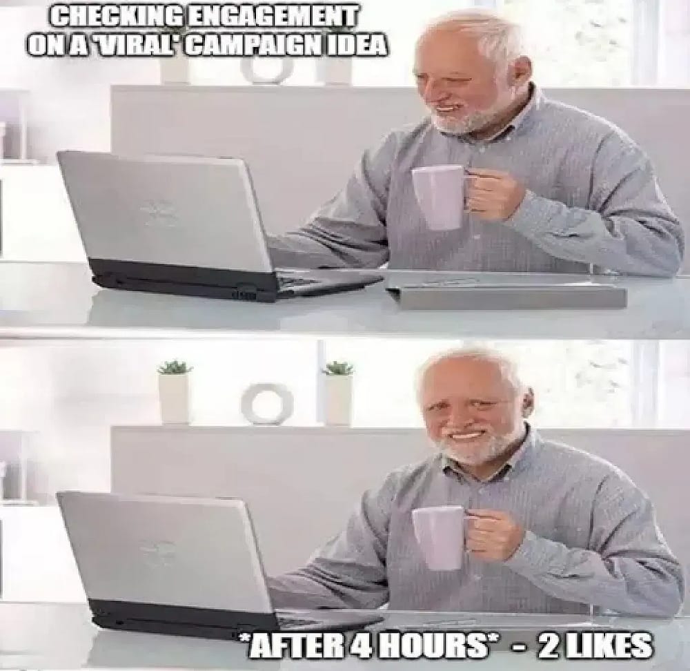 #2 Meme de Marketing de Conteúdo - Fonte: peppercontent