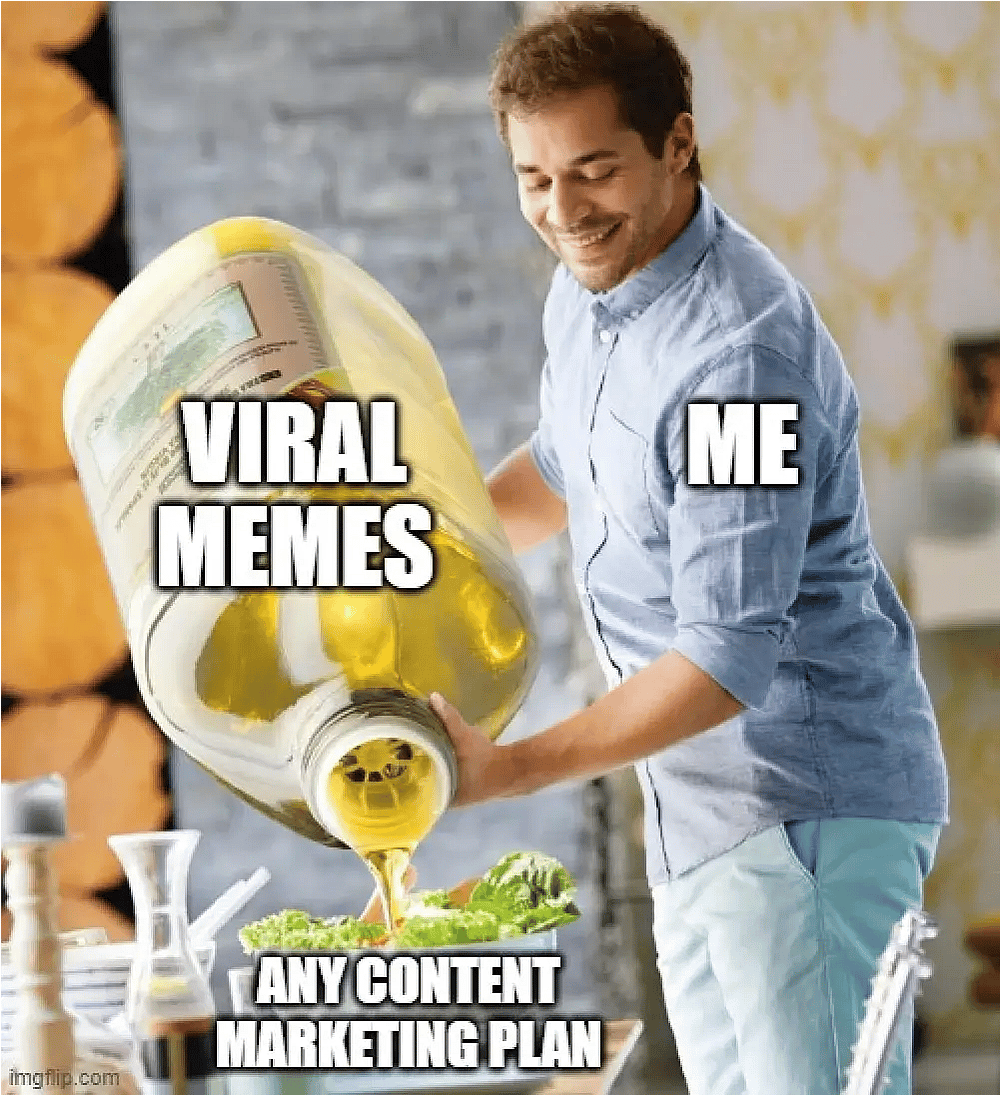 #31 Meme de Marketing de Conteúdo - Fonte:&nbsp;imgflip