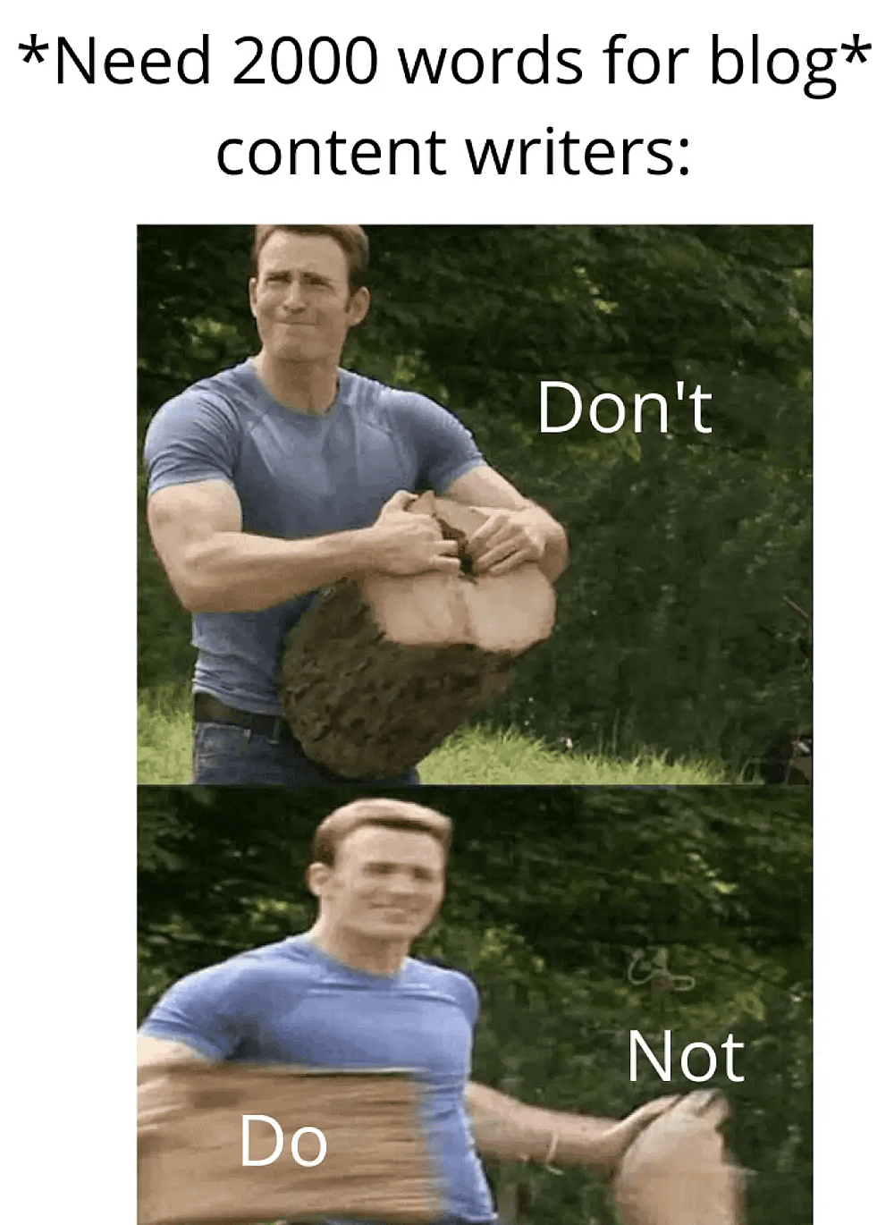#35 Meme de Marketing de Conteúdo - Fonte: engagebay