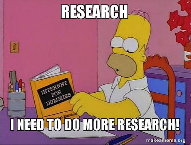 #2 Research meme - Source:&nbsp;Make a meme
