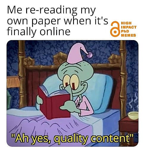 #20 Research meme - Source:&nbsp;Twitter-High Impact PhD Memes