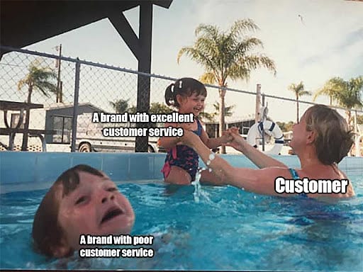 #49 Customer Service Meme - Source:&nbsp;Rave chat