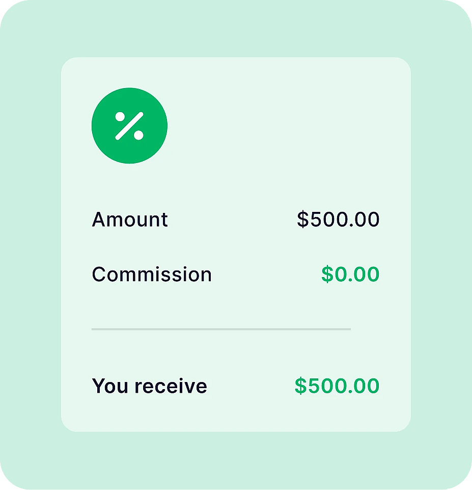 Keep every donation with 0% commission