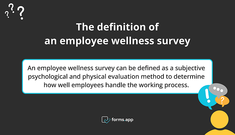 The definition of an employee wellness survey