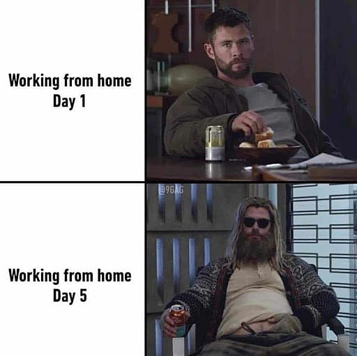 #54 Remote Work Meme - Source:&nbsp;ThriveMyWay
