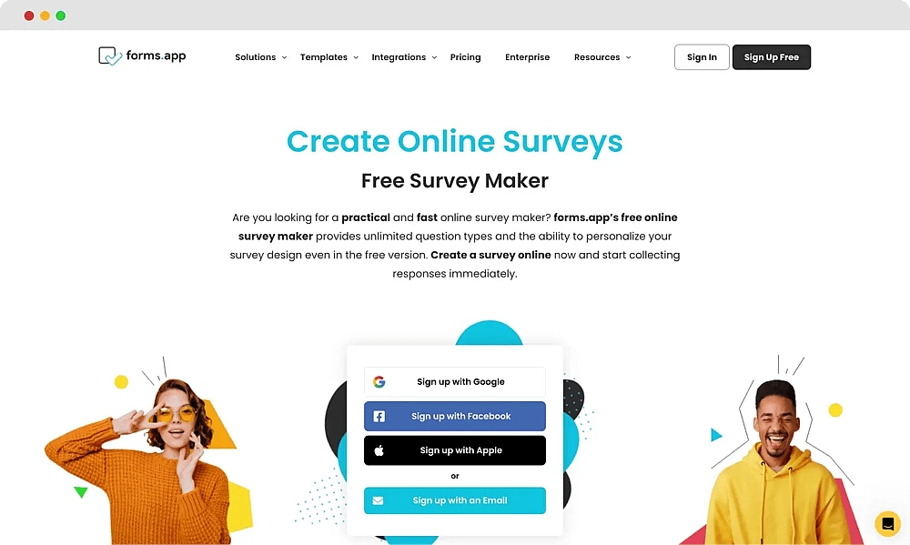 Drag'n Survey-Alternativen - forms.app