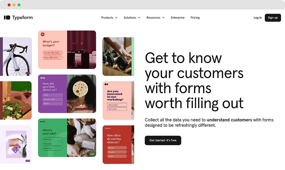 Drag’n Survey-Alternativen - Typeform