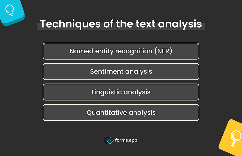 Techniques d'analyse de texte