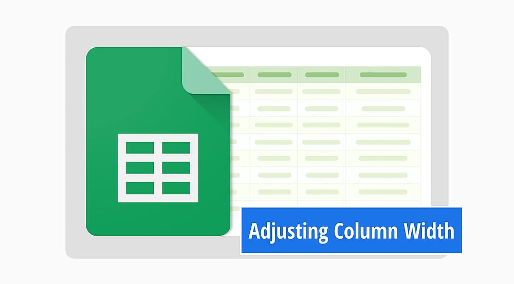 Google Sheets'te sütun genişliğini otomatik olarak ayarlayın (En kolay yol)
