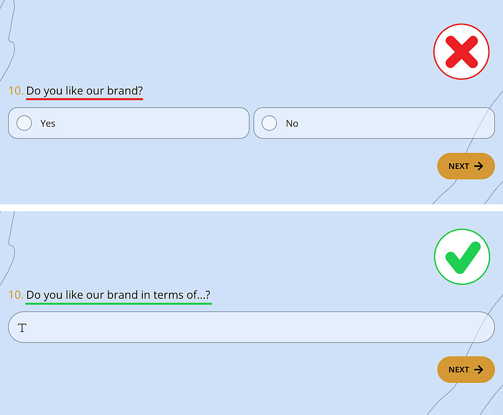 Double-barreled question example #10