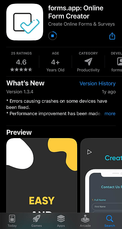 forms.app'i indirin