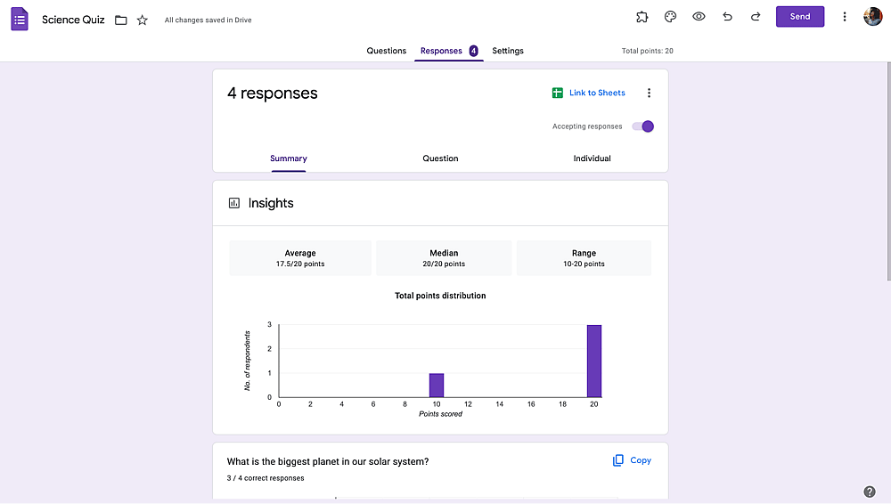 Personalizar as configurações de respostas