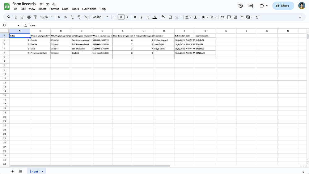 Get the file exported