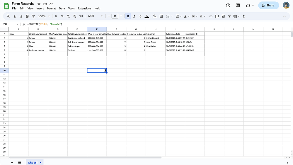 Check the results