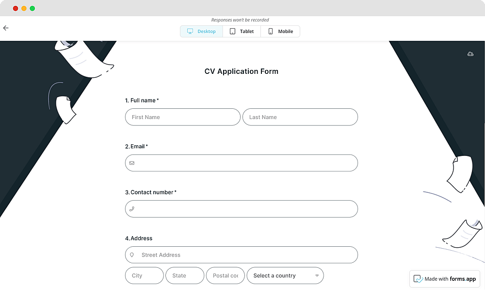 Test your form
