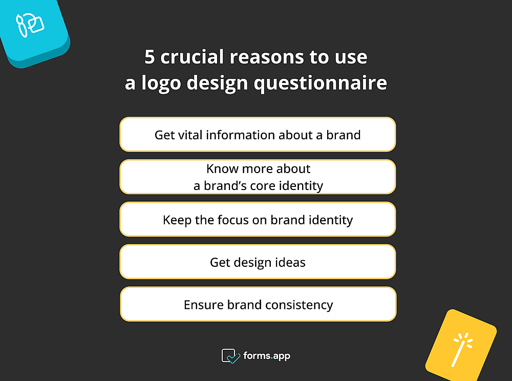 5 crucial reasons to use a logo design questionnaire