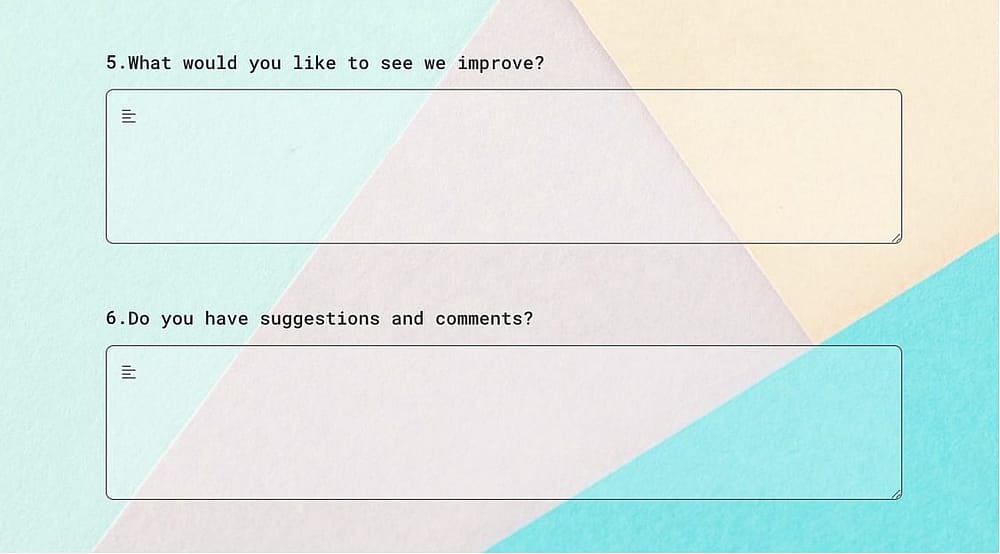 Open-ended questions on a membership survey