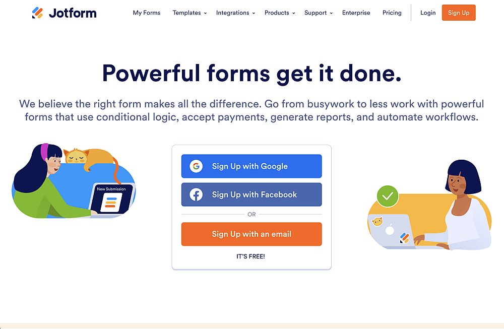 #6 GDPR-compliant form builder alternative - Jotform&nbsp;