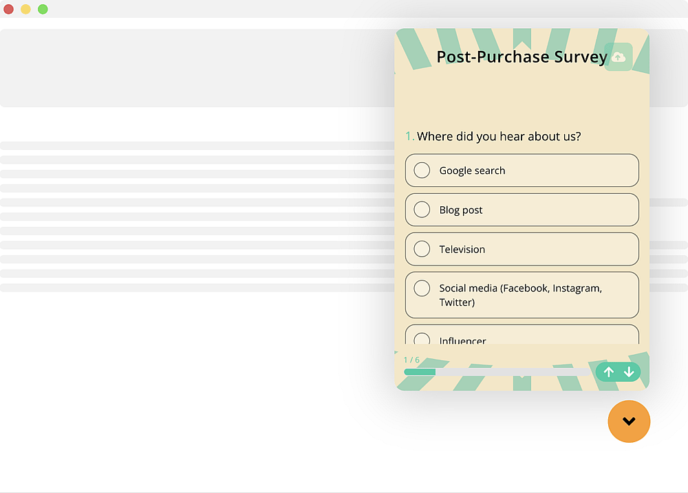 Embed your survey with a chatbot layout