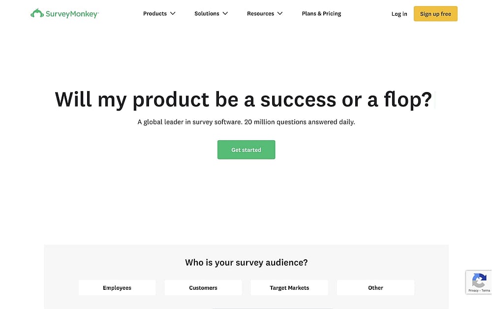 #8 GDPR-compliant form builder alternative - SurveyMonkey