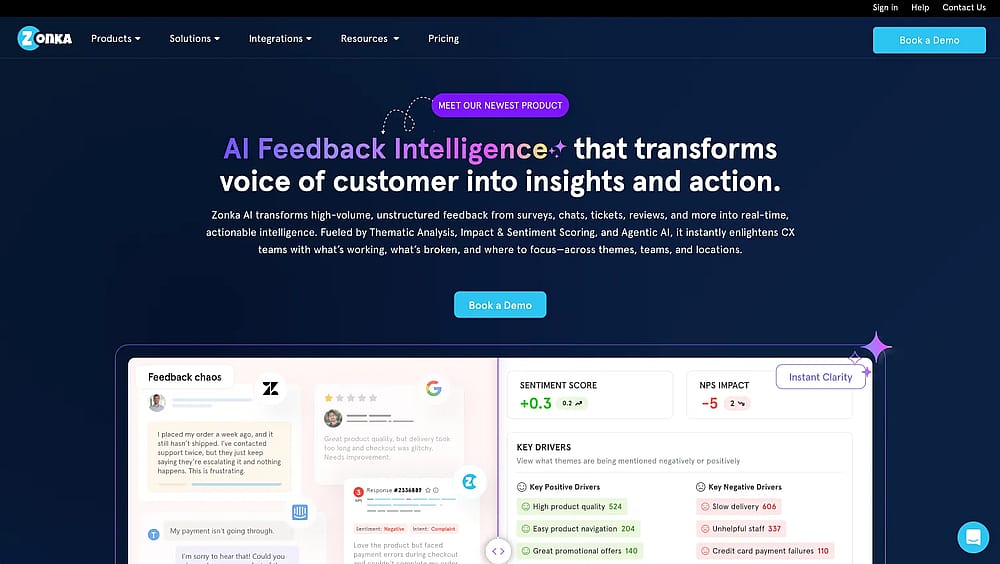 #7 AskNicely alternative - Zonka Feedback