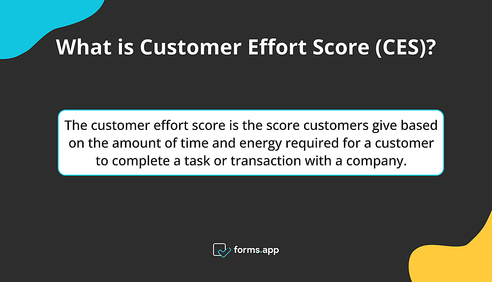 What is Customer Effort Score (CES)?