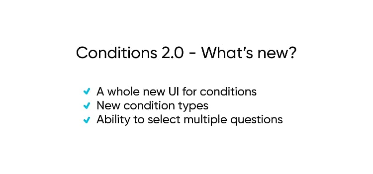 The list of new features