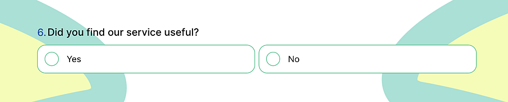 A yes/no question