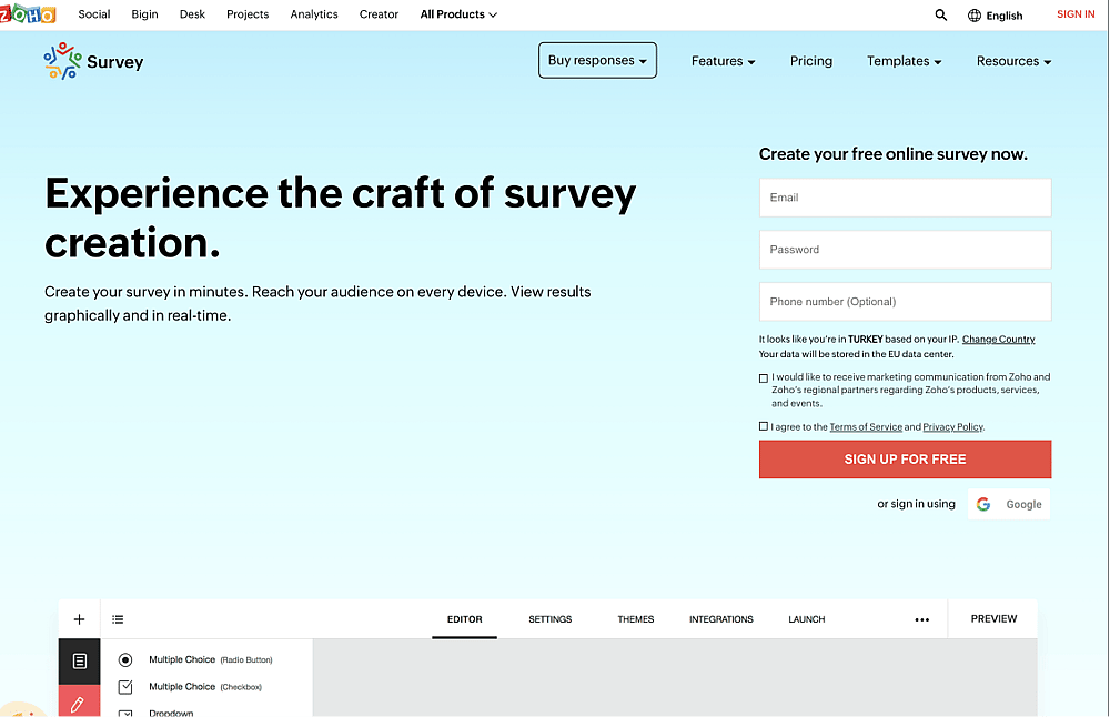 #3 AskNicely alternative - Zoho Survey