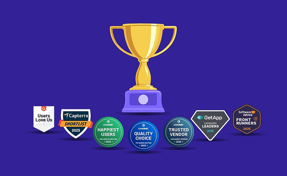 forms.app named the top form builder software by Capterra, GetApp, Crozdesk, and others!