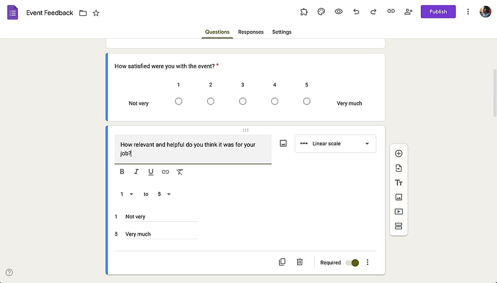 Passen Sie Ihr Google-Formular an
