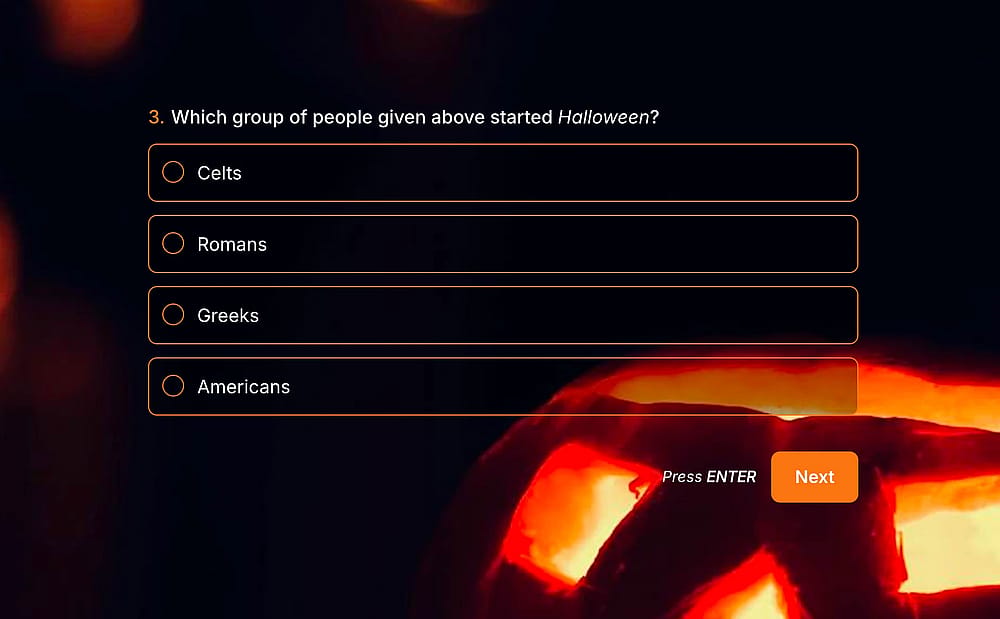 A Halloween quiz question for adults