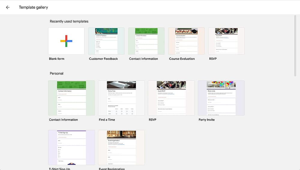 Google Form oluşturun