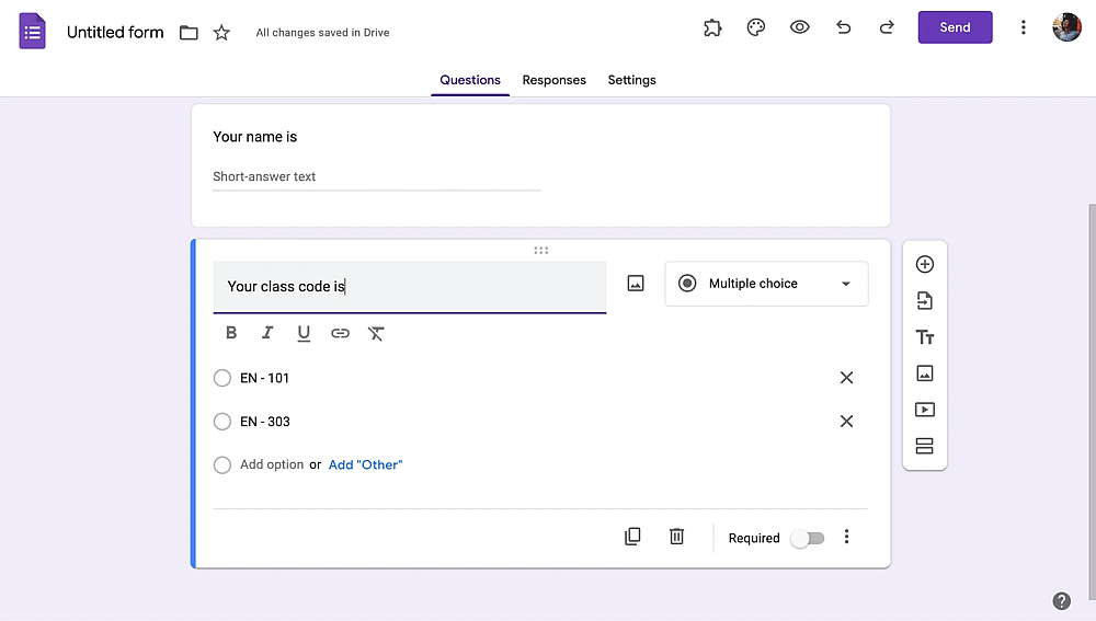 Choose a template or start from scratch