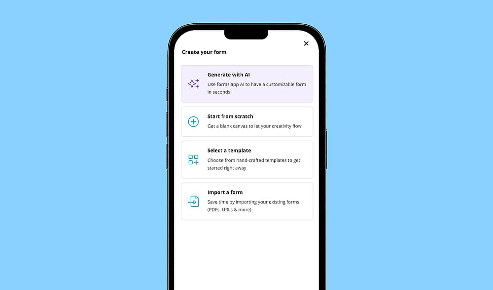 Choisissez une option de départ