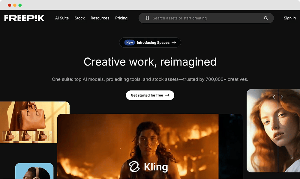 #16 Best marketing tools - Freepik AI Tools