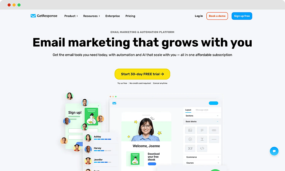 #35 Best marketing tools - GetResponse