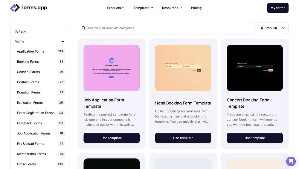 Select a template from our template library and customize it further if needed