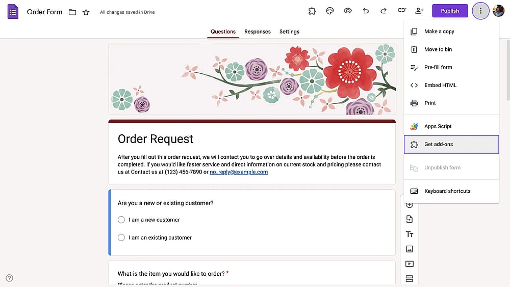 Google Marketplace öffnen